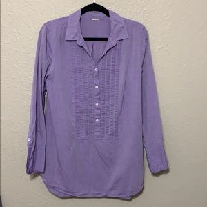 JCrew Purple Tunic Top